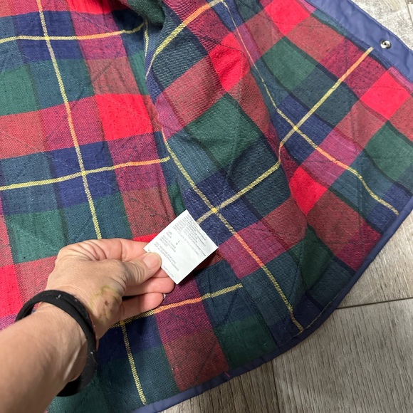 Vintage Sailmaker Outerwear Blue Lined Double Pocket Rain Coat Adult Size L - Picture 7 of 10